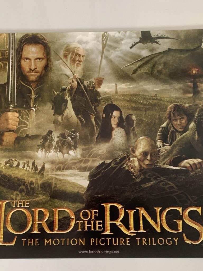 The Lord of the Rings Trilogy Mini One Sheet Movie Poster 2003 Peter Jackson