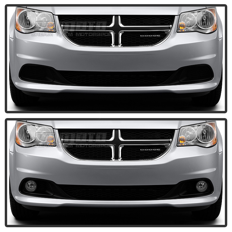 2011-2017 Dodge Grand Caravan Bumper Fog Lights Driving Lamps+Switch Left+Right