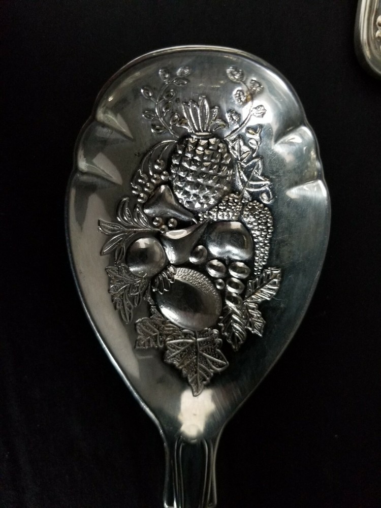 F.B.Rogers Italy, FBR 14,Silverplate, Solid Salad Set