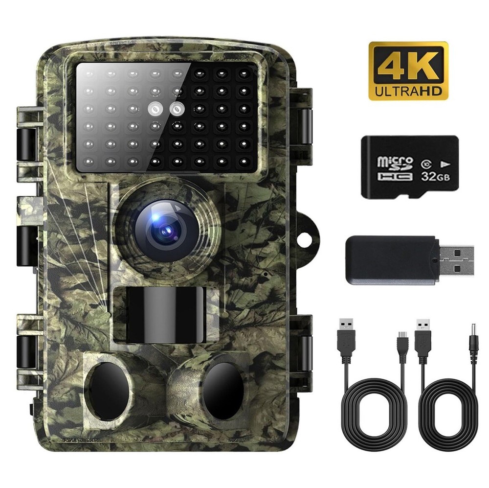 4K 48MP WiFi & Bluetooth Trail Camera with Night Vision ☆SEE DESCRIPTION☆