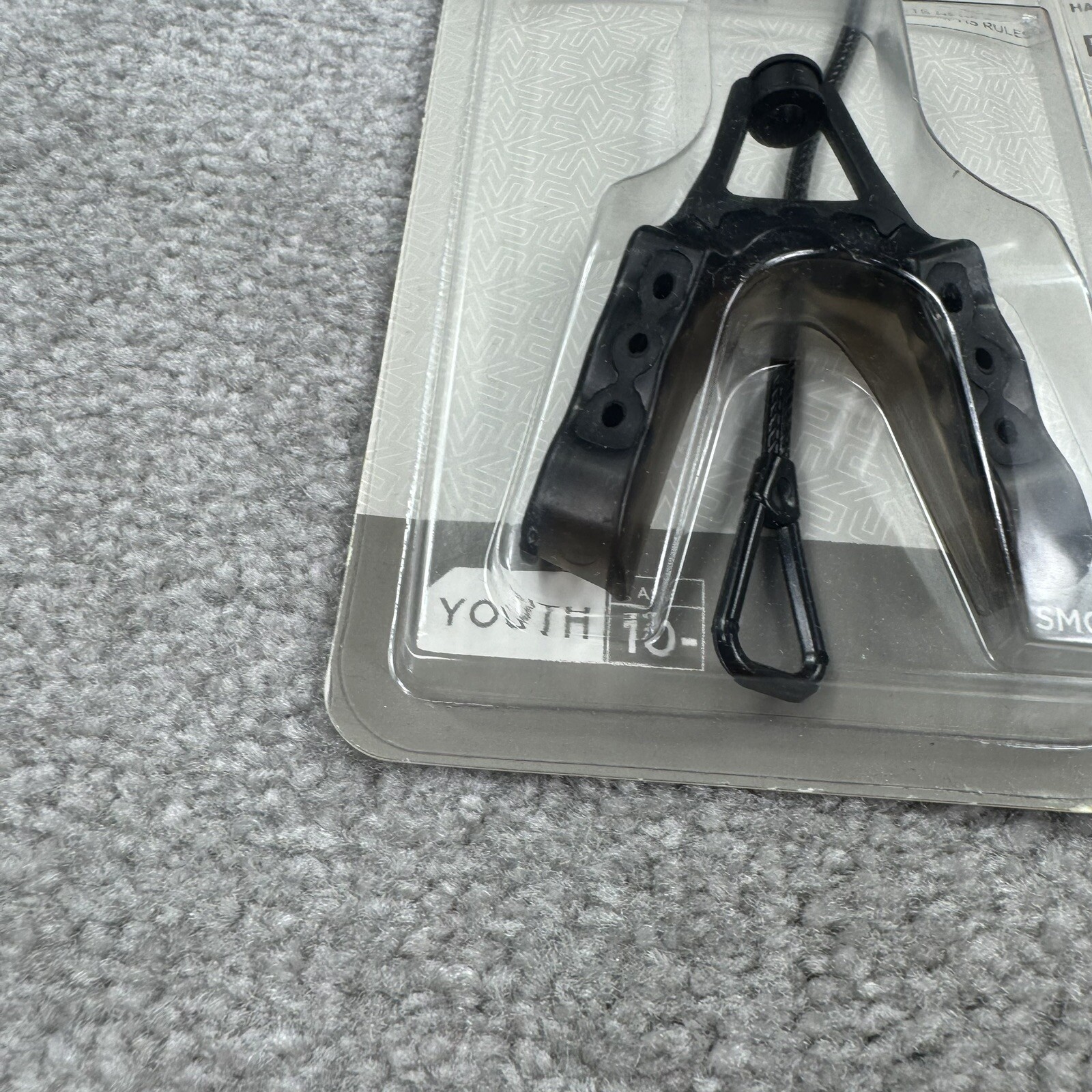 Shock Doctor Pro Mouth Guard LOT OF 2 Black Youth 10U Football Hockey Strap