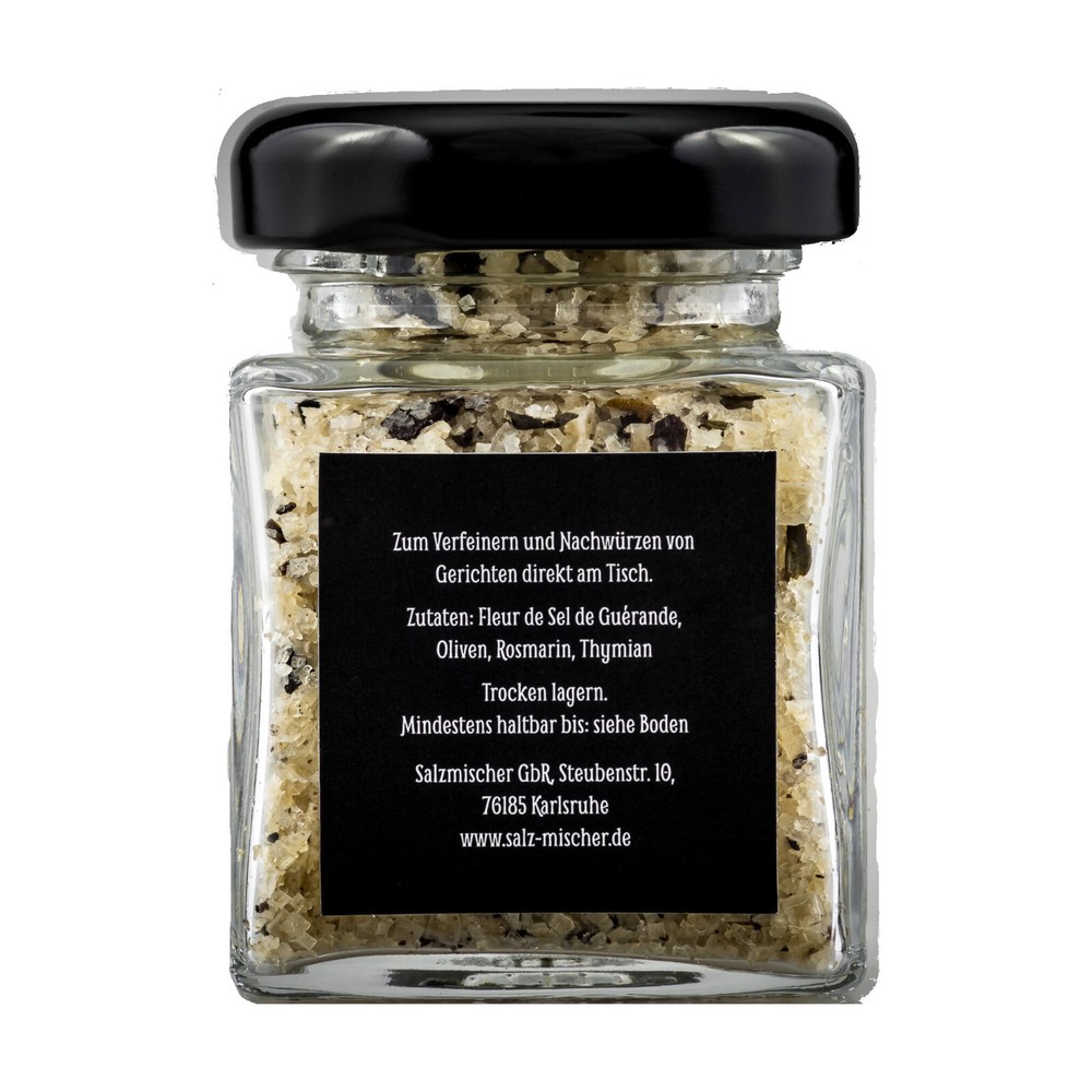 Culinary Gift Set Thyme Oregano Pepper And Olive Salt Elixir #92