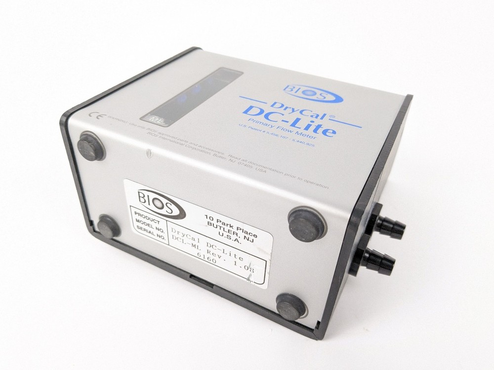 Bios DryCal DC-Lite Primary Flow Meter DCL-ML Rev. 1.08