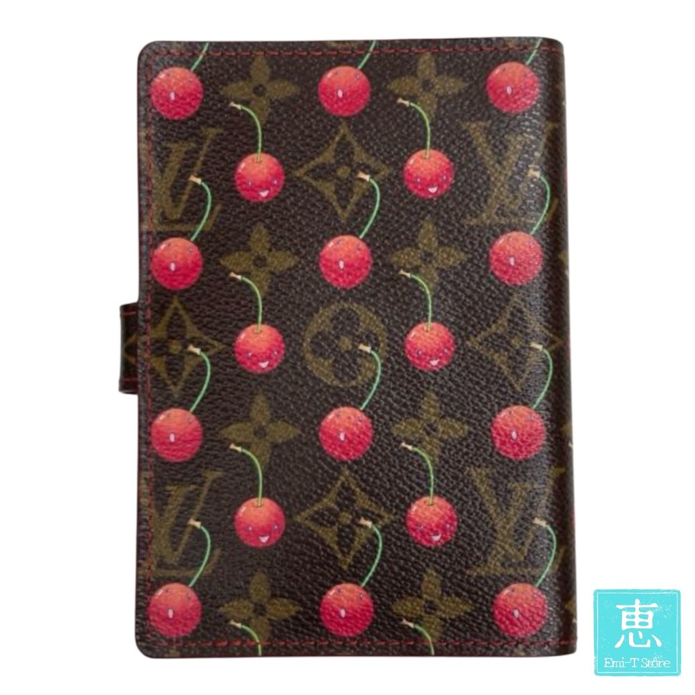 LOUIS VUITTON R21023 Monogram Cherry Agenda PM System planner