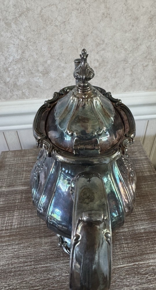 Gorham Silverplate Baroque & Rococo Coffee Pot YC1301 3 Pint Post-1940