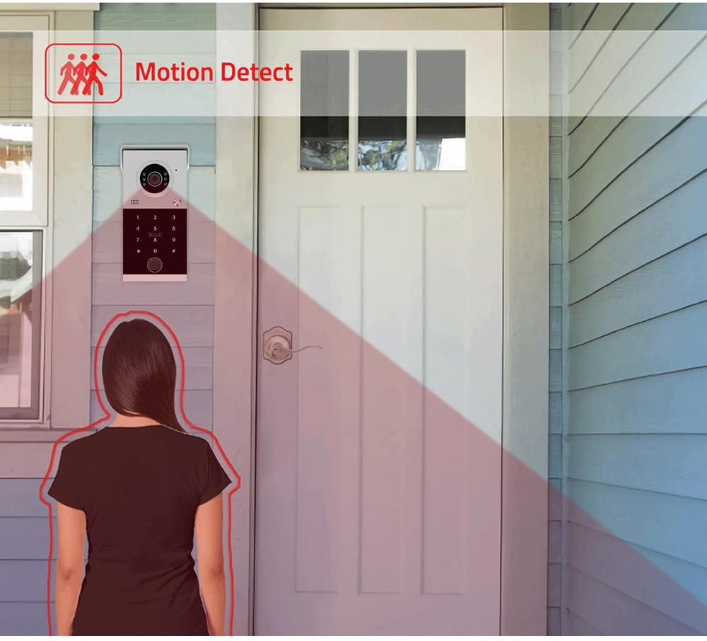 Smart Video Door Phone System Support Remote Unlock,Night Vision