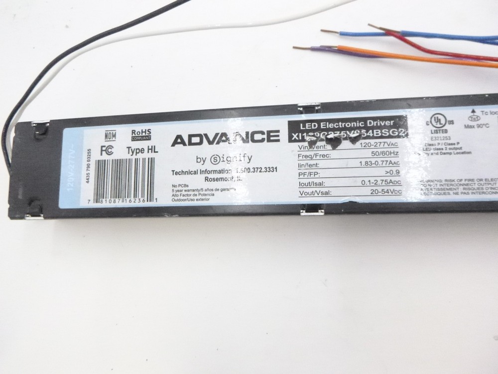 Advance Xitanium Programmable LED Driver 190W 2300mA Dimmable