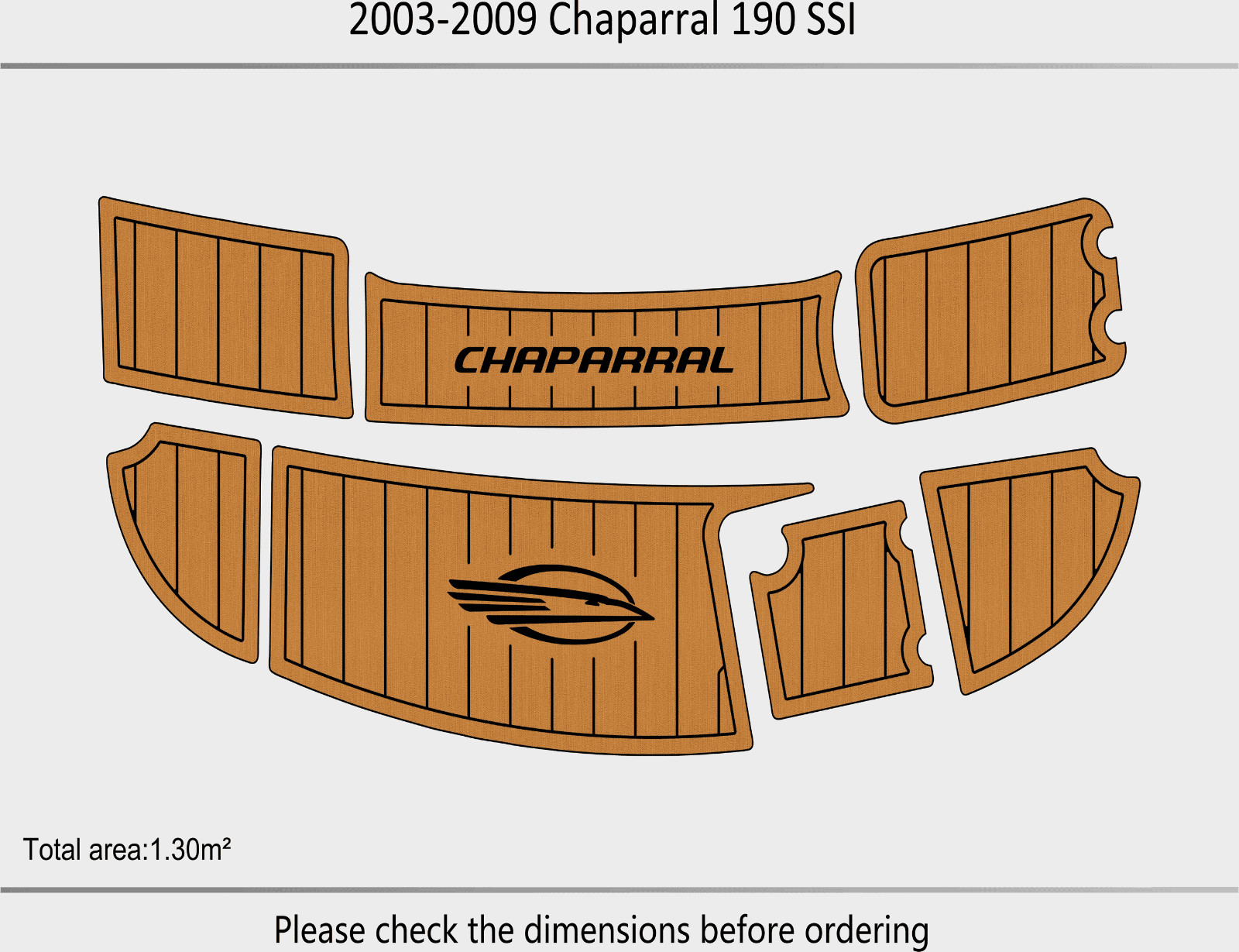 DuraEVA Seadek EVA Foam Boat flooring 2003-2009 Chaparral 190 SSI
