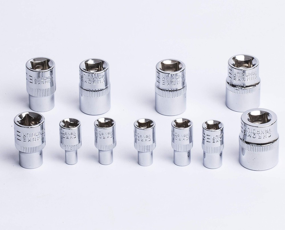 11 Pc E-Torx Female Star Drive Sockets Set CR-V Steel E4 - E20