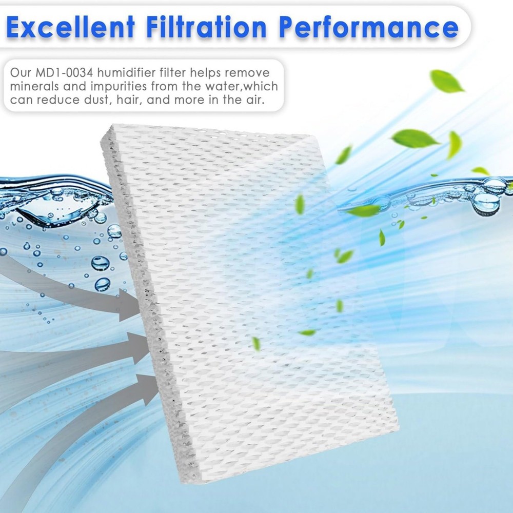 For Vornado Wick Pad Filter Replacement 2 Pack for MD1-0034 EVDC300 EVDC500