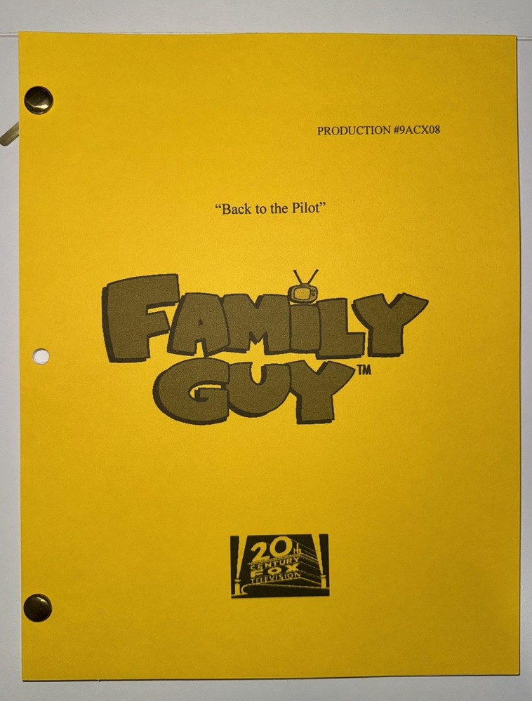Family Guy Script “Back to the Pilot” - Seth MacFarlane