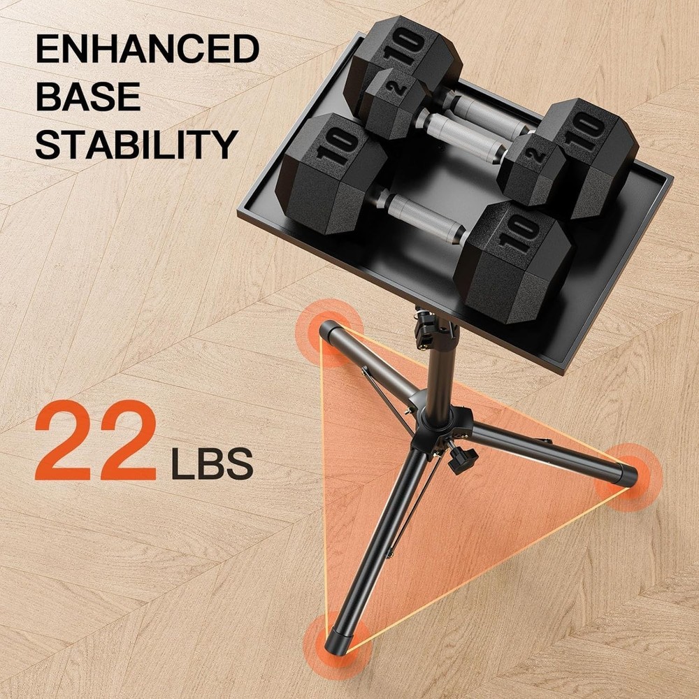 Versatile Portable Projector Tripod Stand - 22 lbs Capacity, Quick Setup