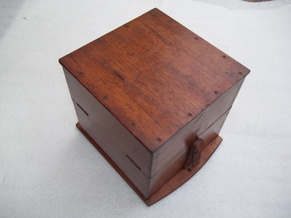 Antique Marine Chronometer Guard Case - Damaged Hinge
