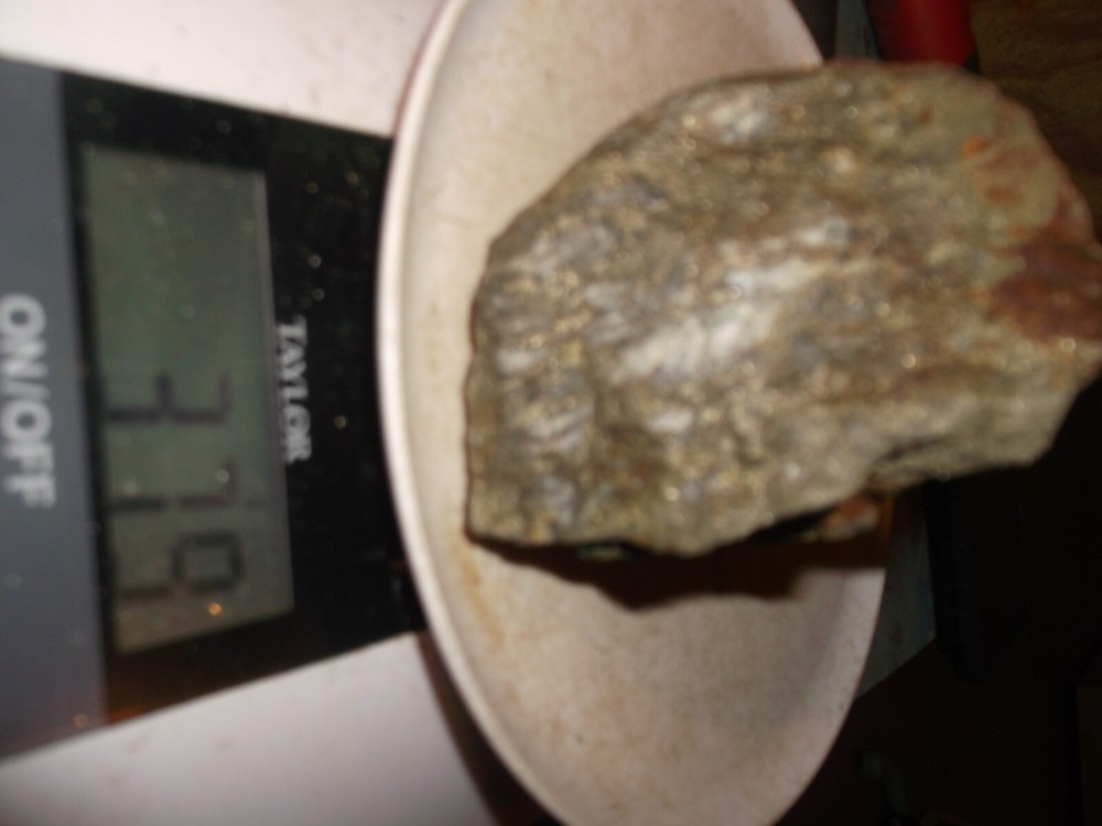 Gold, silver, copper, 379 grams samples ,ore high grade .