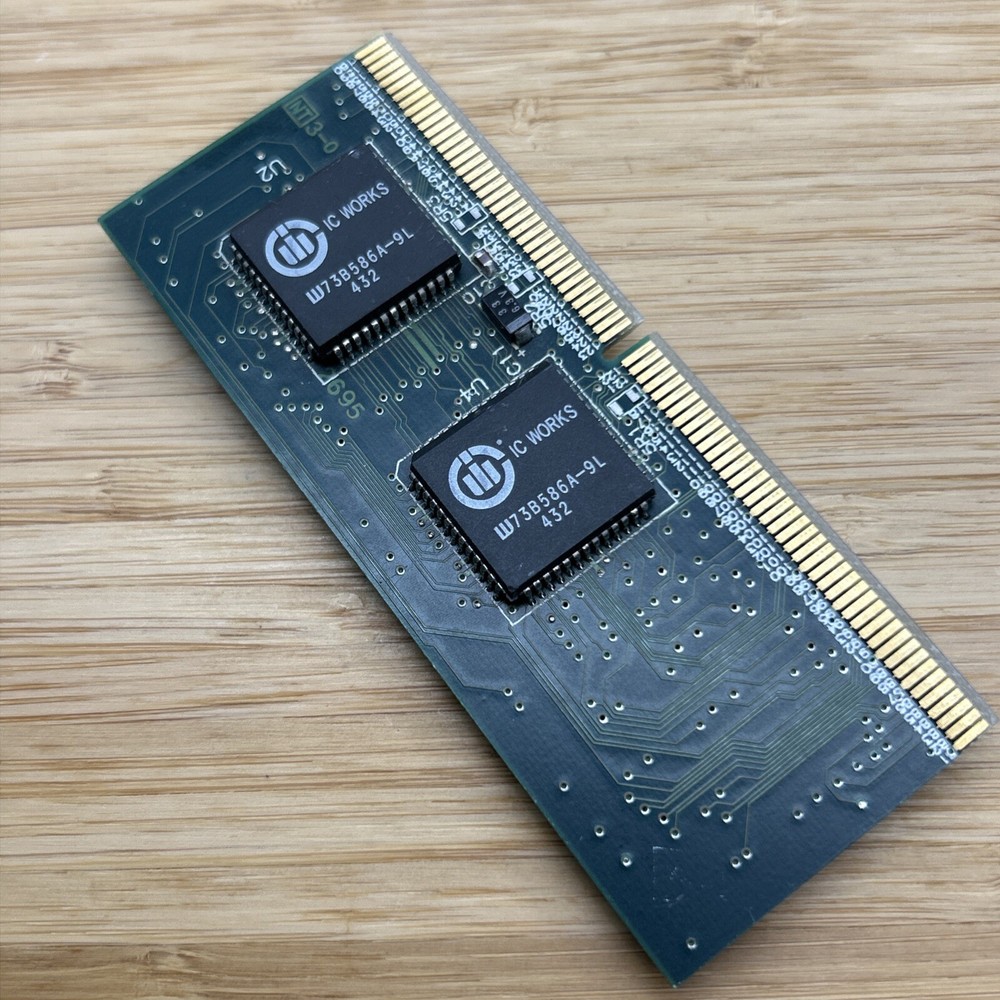 ZEOS Cache Memory WILDCAT CACHE Module IBM 70595700 80-pin PC AT Vintage IC Work