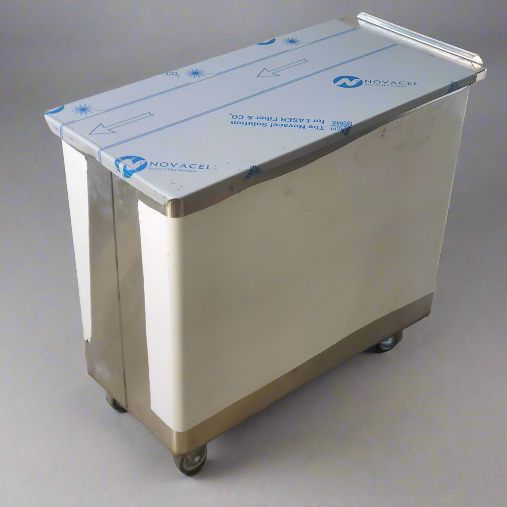 BAXTER Mobile Ingredient Bin 1 Comp. 15"Wx30"Dx27"H Stainless INGBIN-1CMPT4