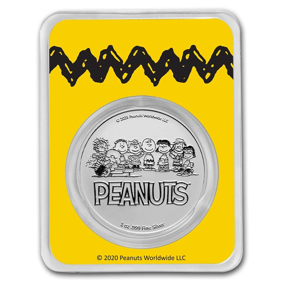 Peanuts® Marcie 1 oz Colorized Silver Round