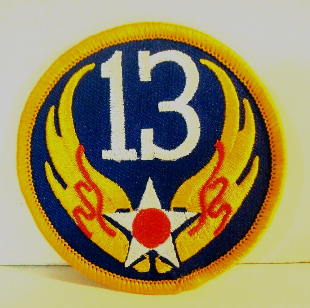 U.S. 13th Air Force Veteran IRON ON PATCH 3 inch