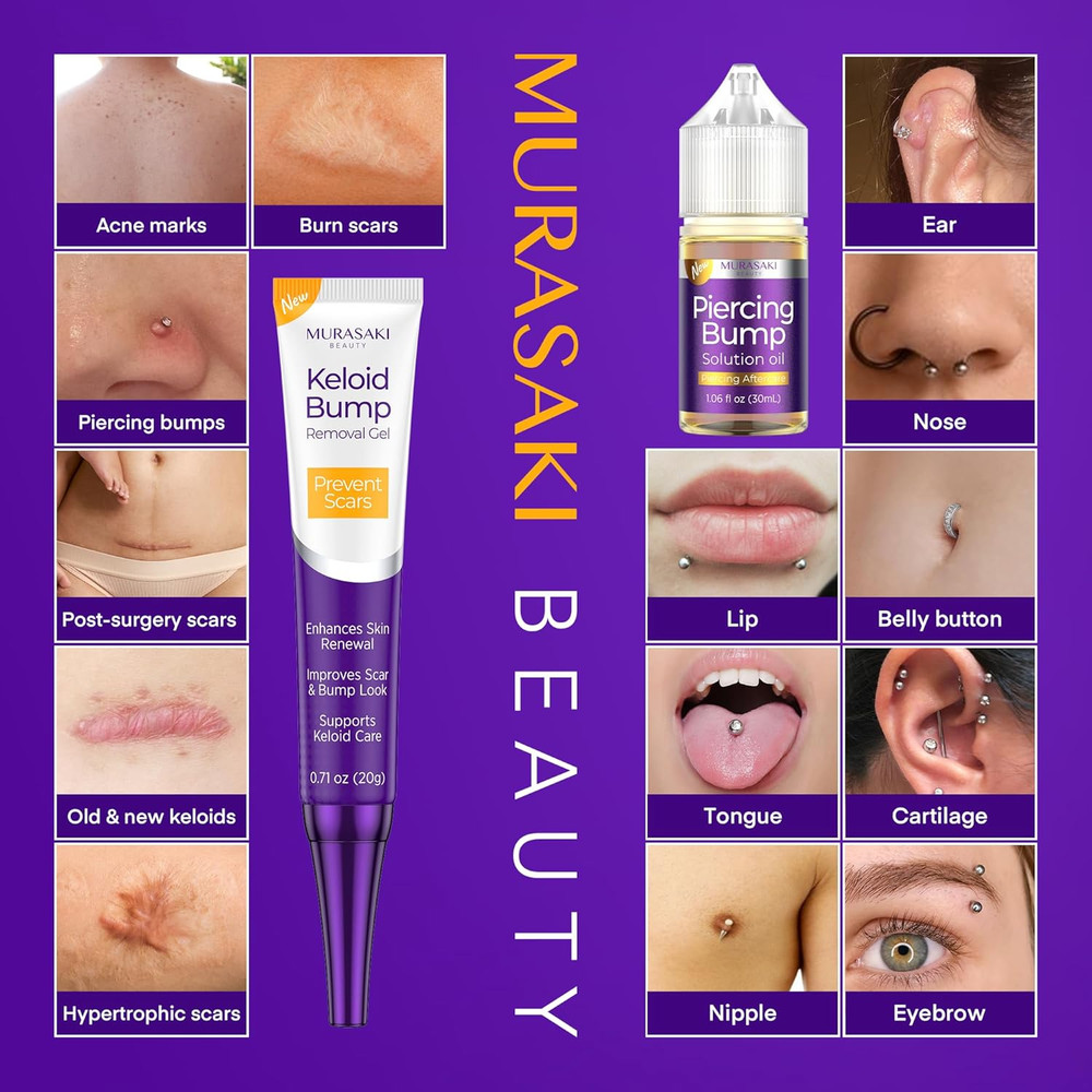Piercing Bump Solution Oli & Keloid Bump Removal Gel
