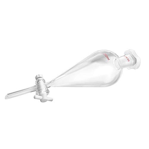 Separating Funnel with 24/29 Joints and PTFE Plug, 250ml