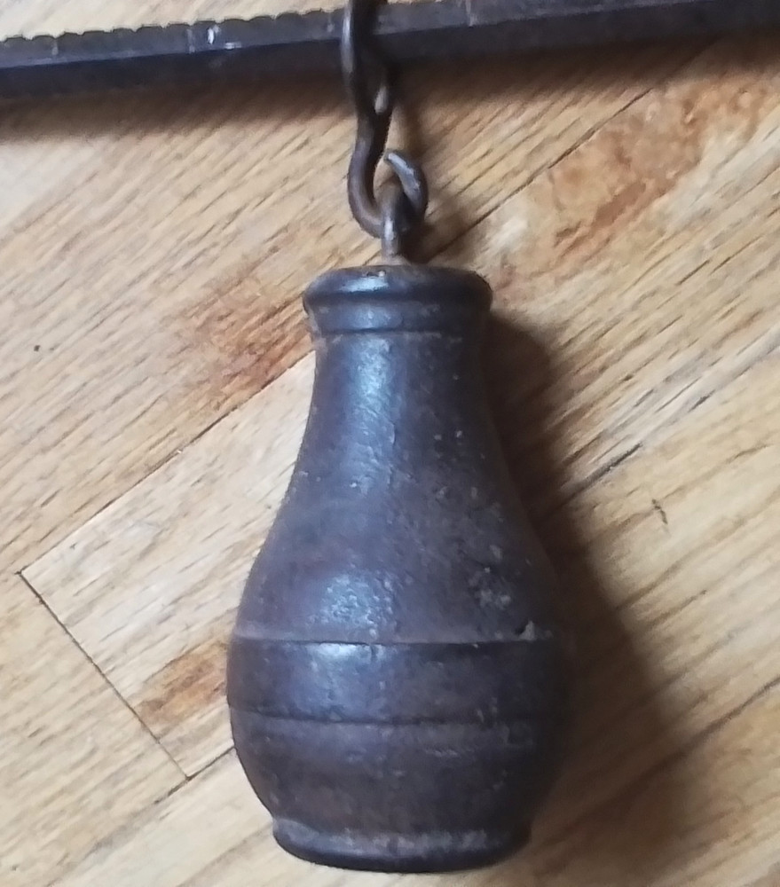 Antique Wrought Iron FIELD GRAIN SCALE