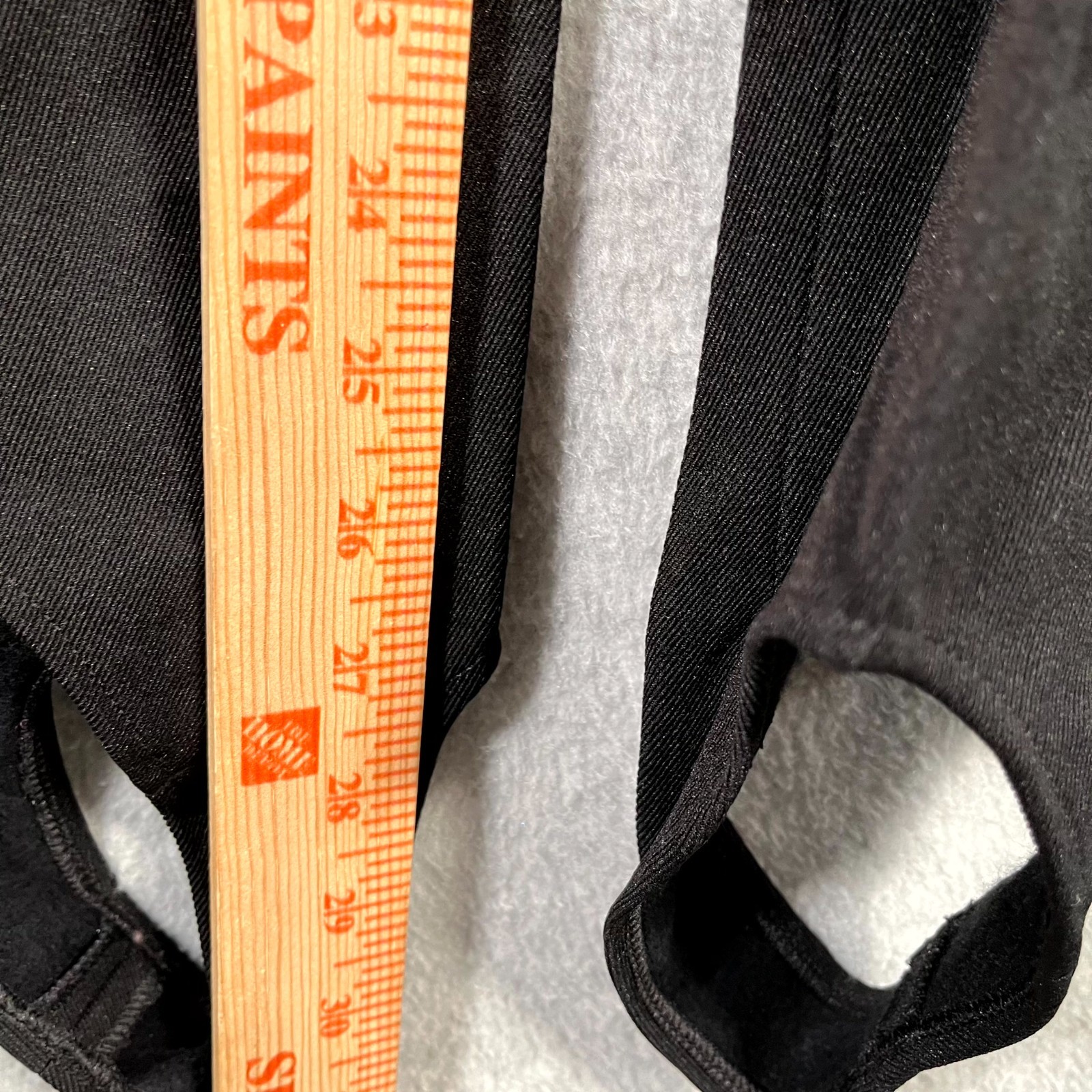 Moncler Grenoble Stirrup Ski Pants Womens 26 Black Twill (Tag Torn)