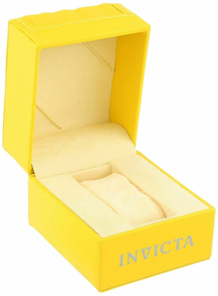 Invicta Yellow Classic Wave Empty Watch Box/Case