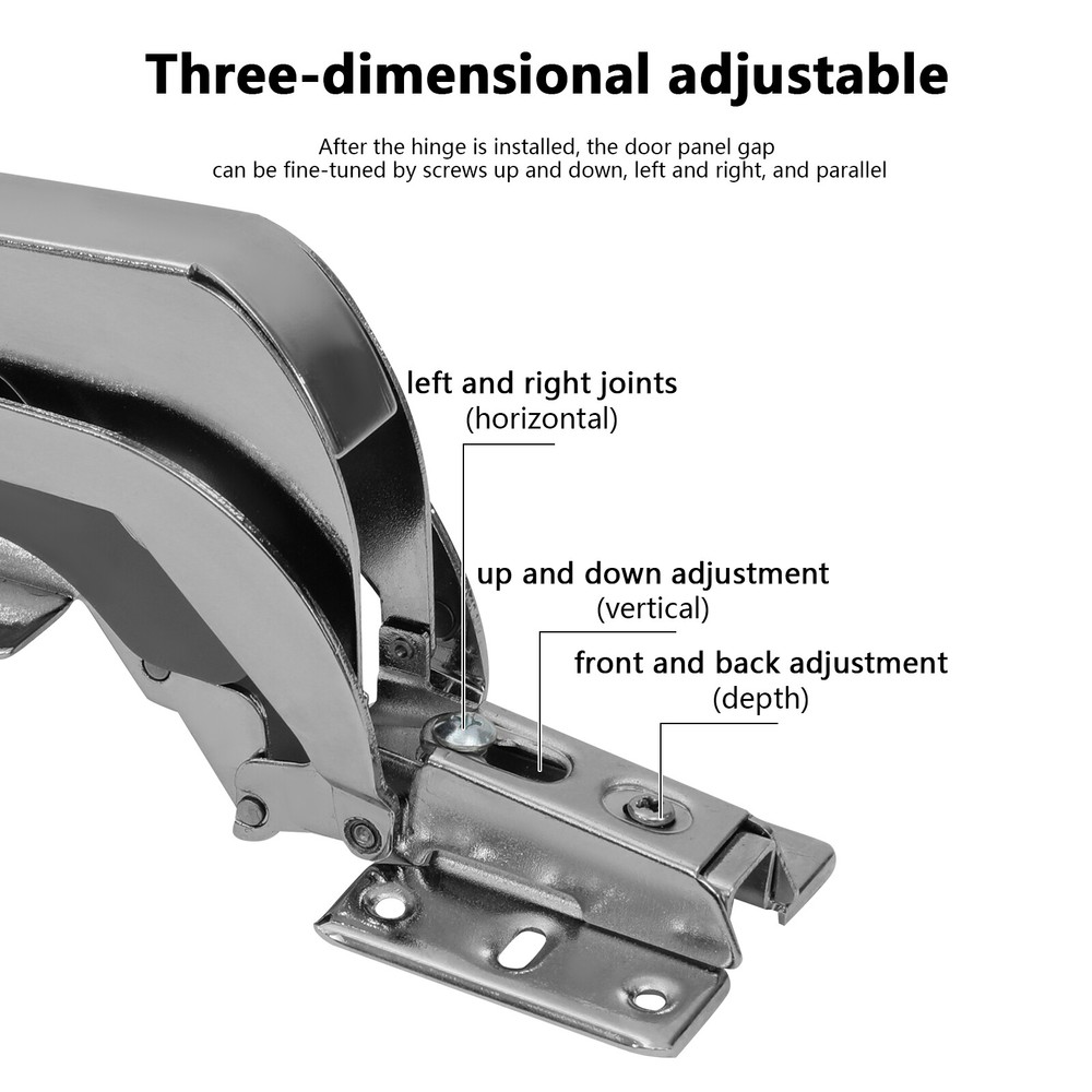 Opening Door Hinges, 180° Parallel Opening Cabinet Door Hinges