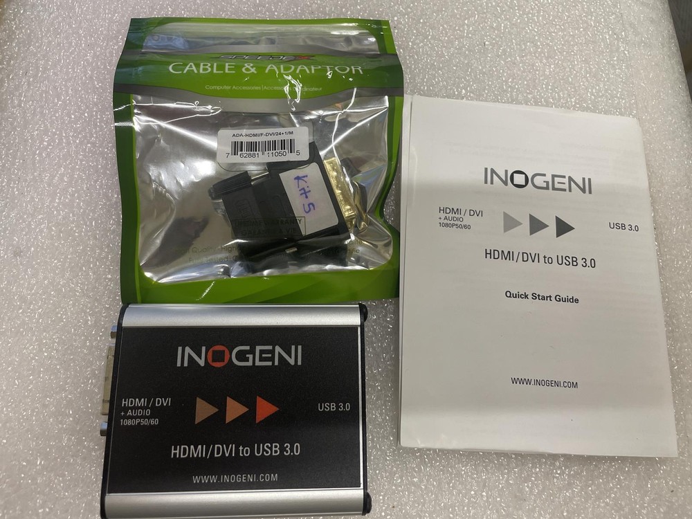 INOGENI DVIUSB HDMI/DVI TO USB 3.0
