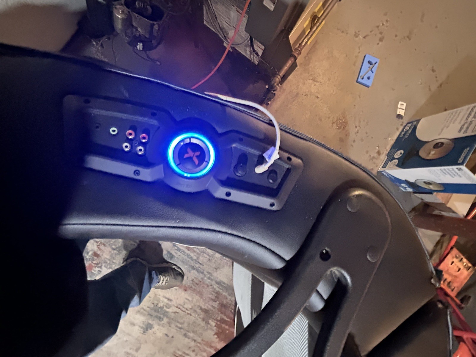 X Box Two Seater Gaming Chair and Accessories Black and Red Used Very Good .