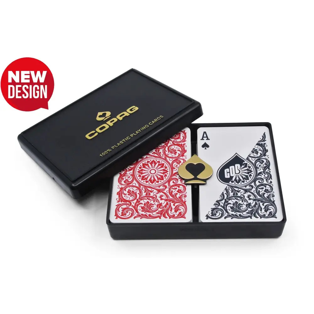 Copag 1546 Red/Black - Regular Index - Bridge