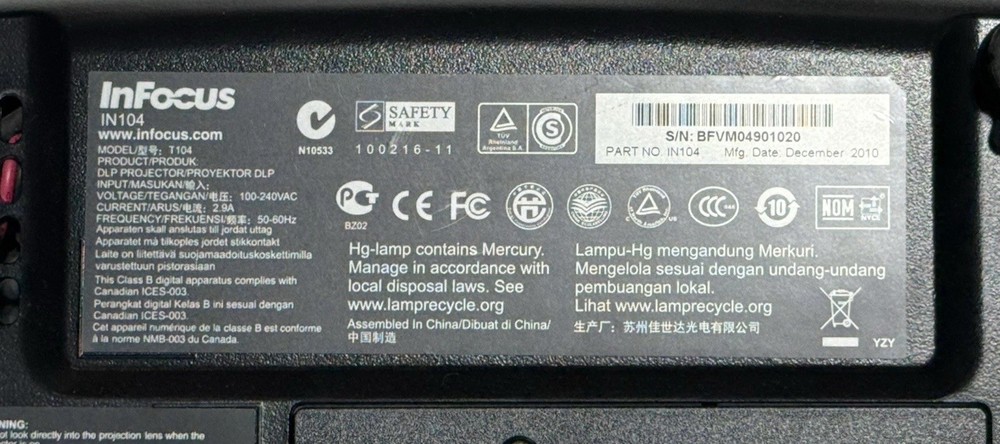 InFocus DLP Projector