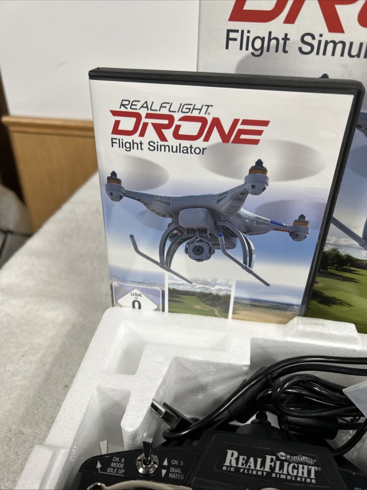 RealFlight 6 RC Flight Simulator NEW Open Box Futaba InterLink Elite Controller