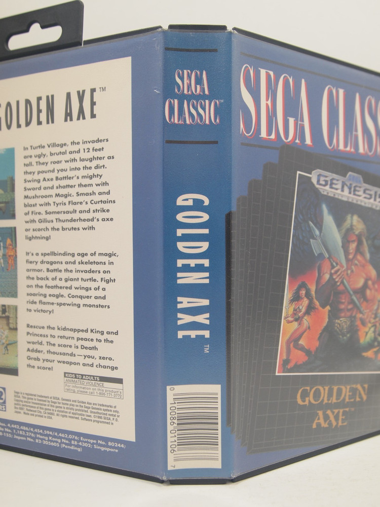 Golden Axe Case (SEGA Genesis) Authentic BOX ONLY