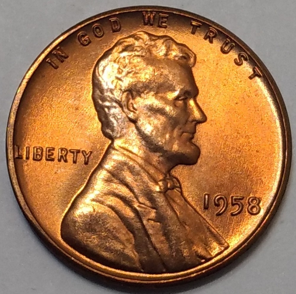 1958 Lincoln Cent Superb Gem Mint State