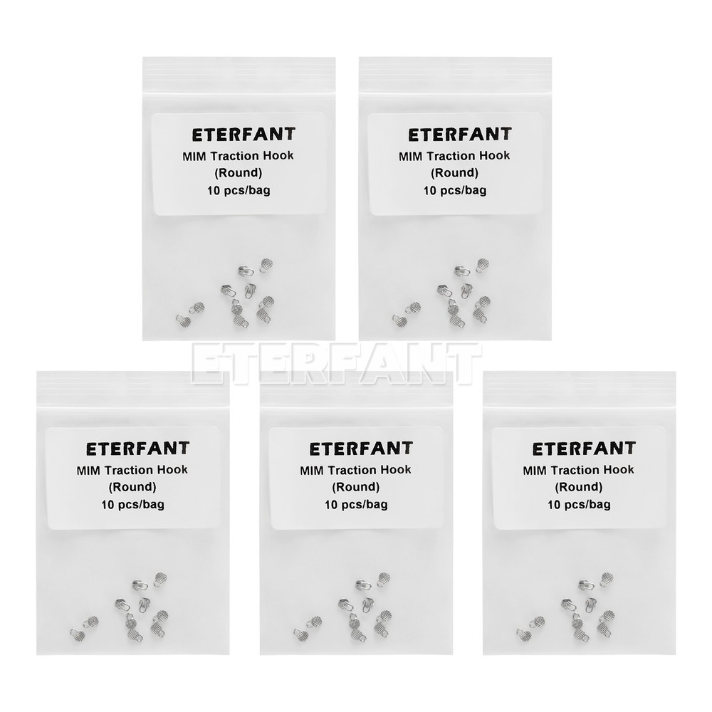 ETERFANT Dental Ortho Lingual Buttons Round Bondable/Rectangular/Button Chains