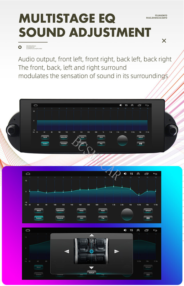Car Multimedia Player USB Split Screen For Carplay Fit For VW Beetle 2006-2010