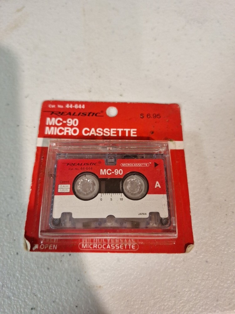 Vintage Realistic MC-90 Micro Cassette 44-644