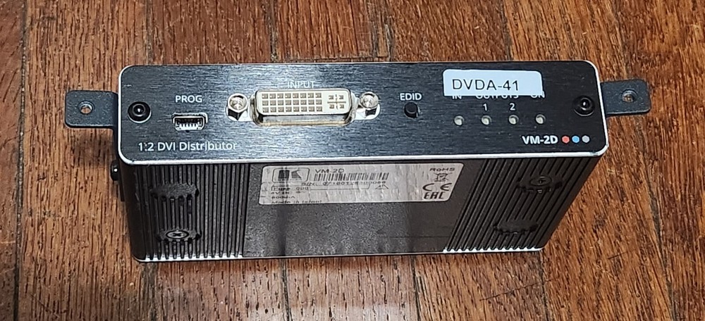 Kramer VM-2D 1x2 4K60 4x2x0 DVI Distribution Amplifier UNTESTED