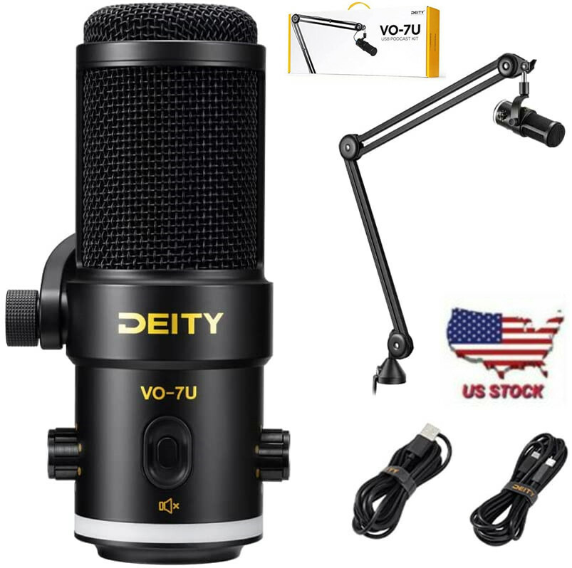 Deity VO-7U Boom Arm Kit USB Dynamic Podcast Microphone Streamer Studio Mic