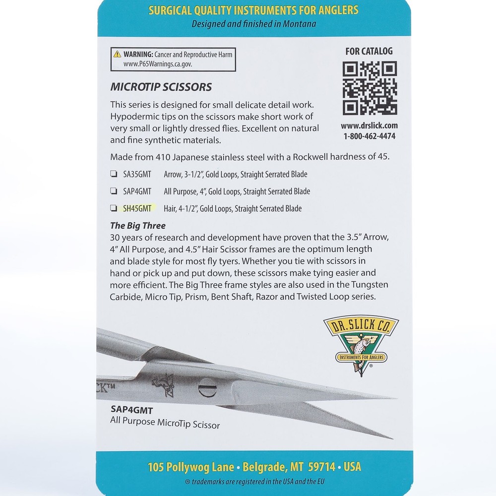 Dr. Slick Microtip Scissors - 4.5" - Hair