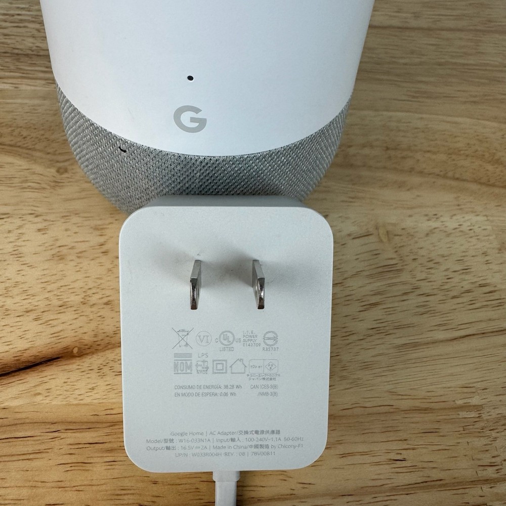 Google Home White Smart Speaker Voice Assistant Bluetooth Wireless
