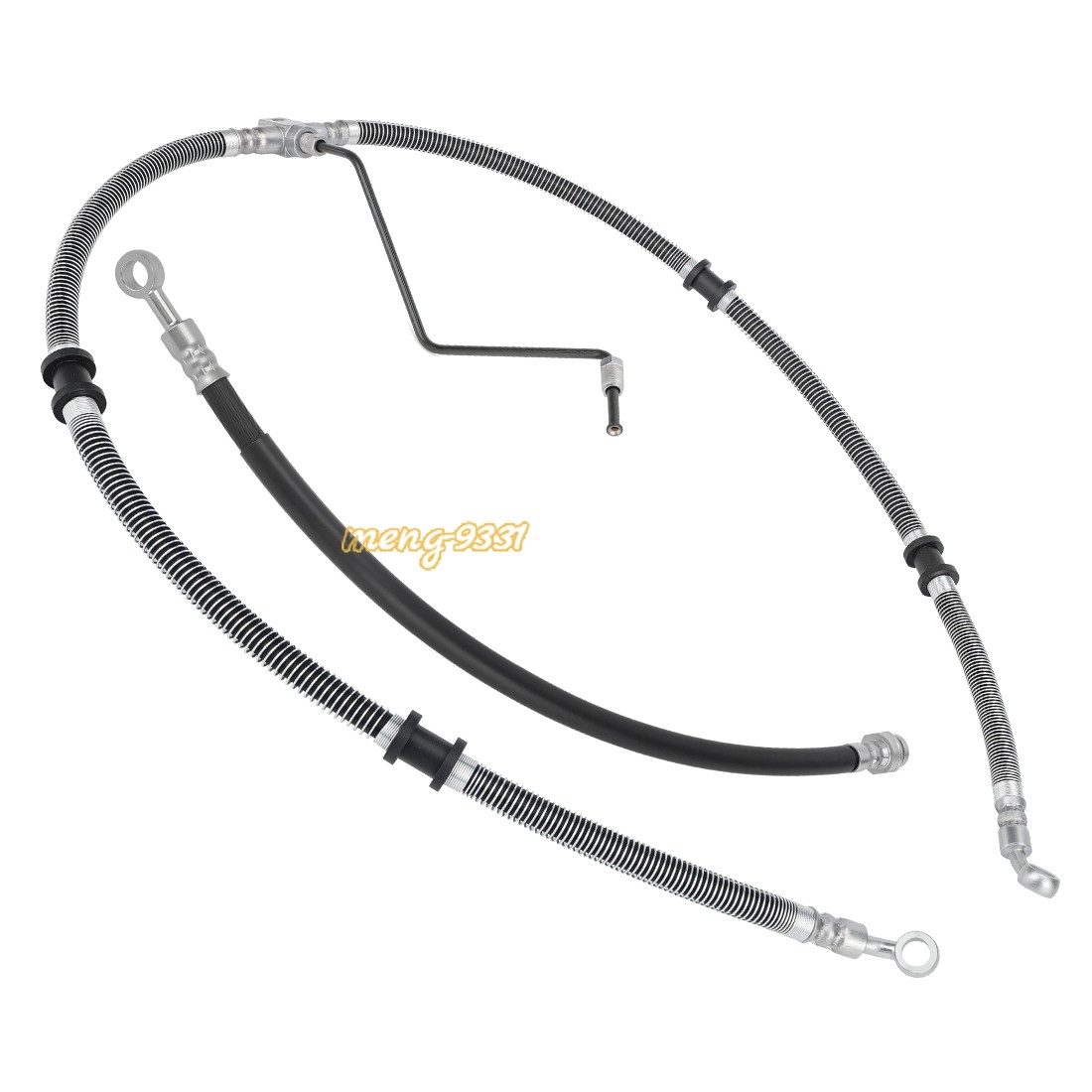 Front Brake Hose Line Pipe Kit for Yamaha Kodiak 400 450 YFM400 YFM450 2003-2006