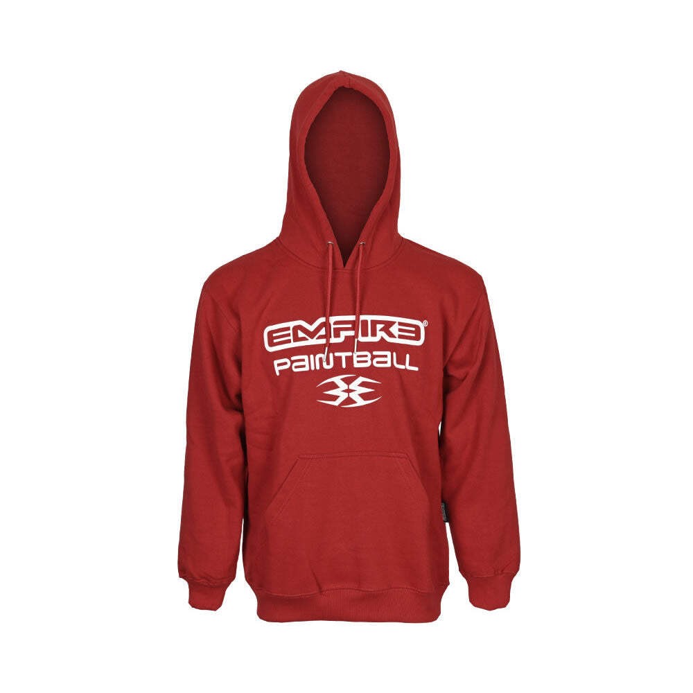 Empire Pull Over Hoodie - Red - Medium
