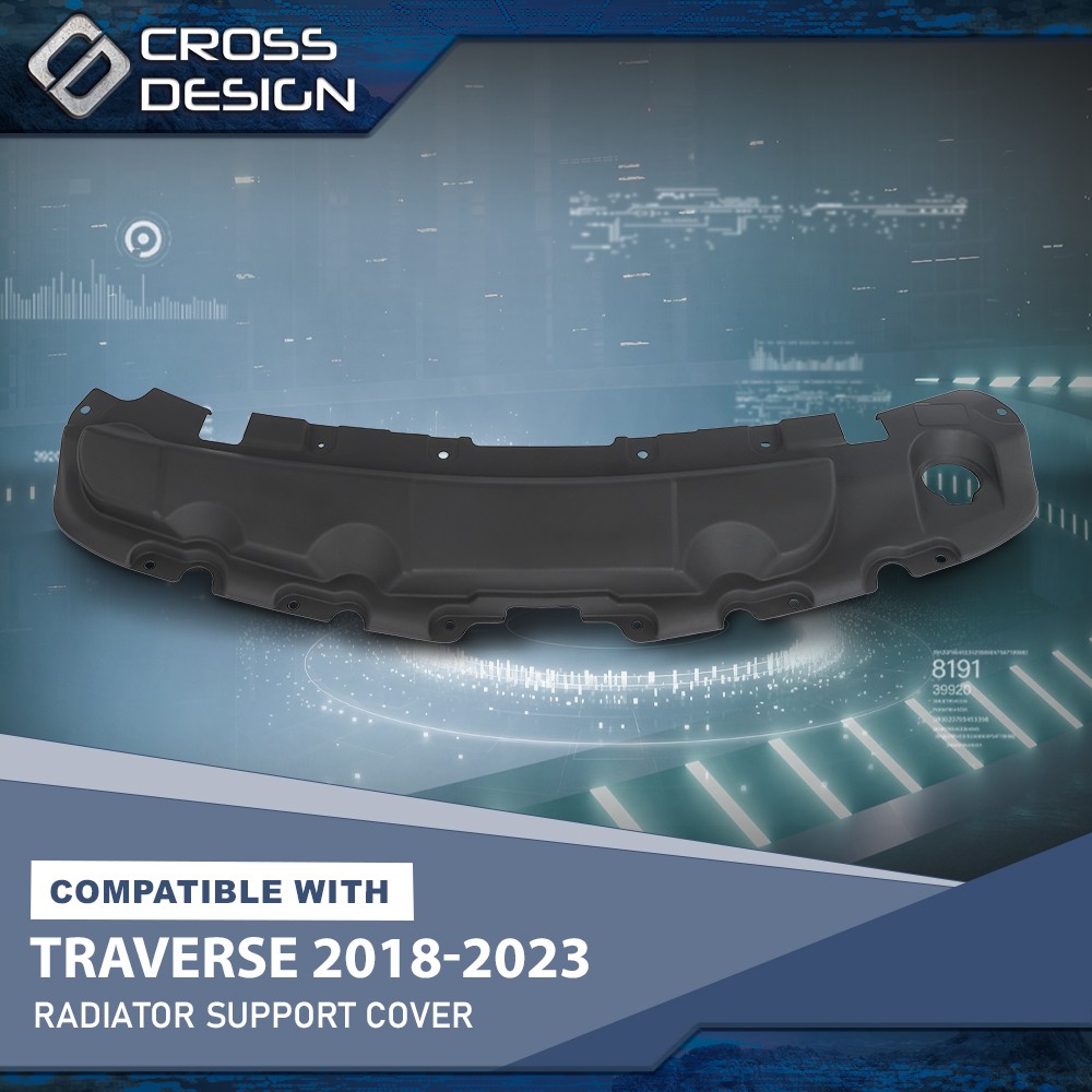 GM1224162 Upper Radiator Support Cover Replacement Fits 18-23 Chevrolet Traverse