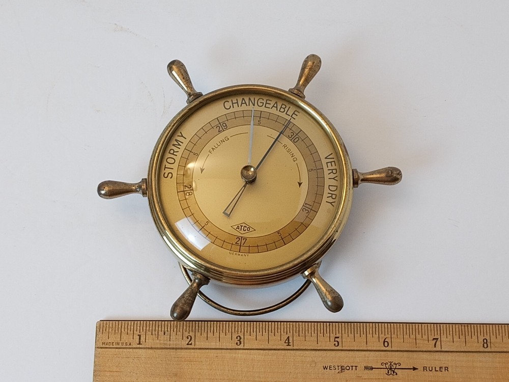 Atco Ship Barometer Vintage