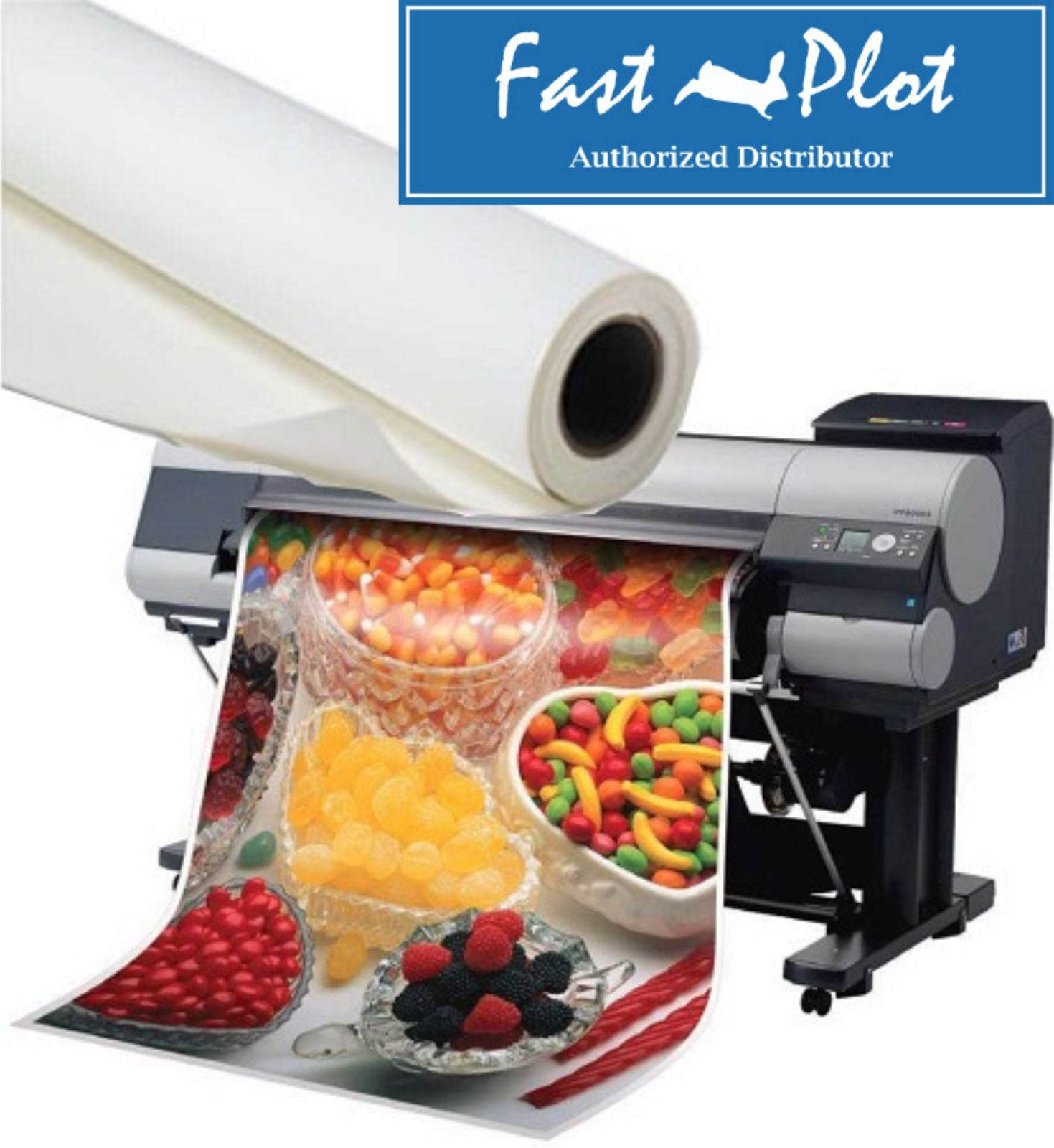 Self Adhesive Vinyl Banner roll Waterproof - 24" x 60FT -Inkjet printing