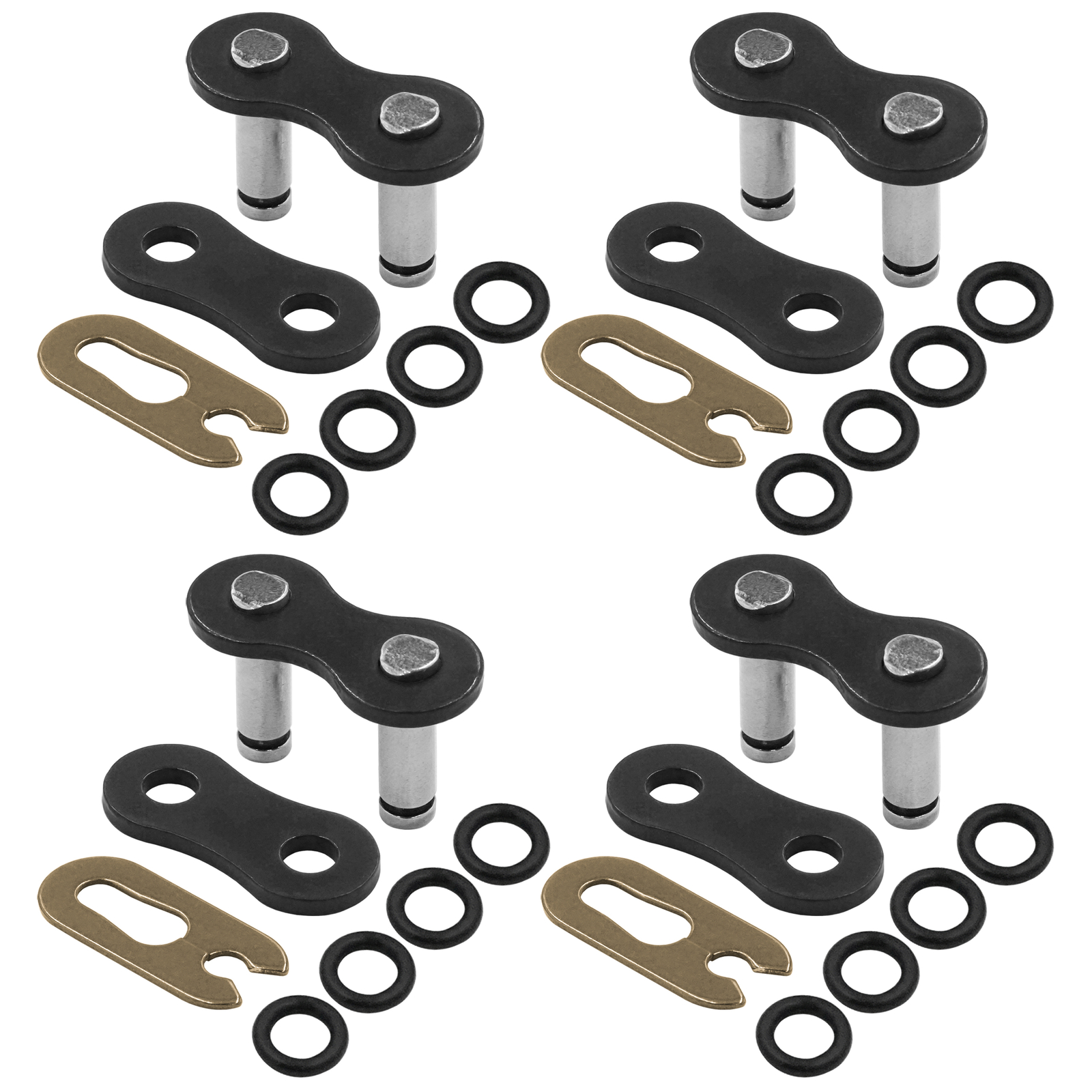 530 Chain Master Link with O Ring For Motorcycle Bike ATV Connecting Link Black