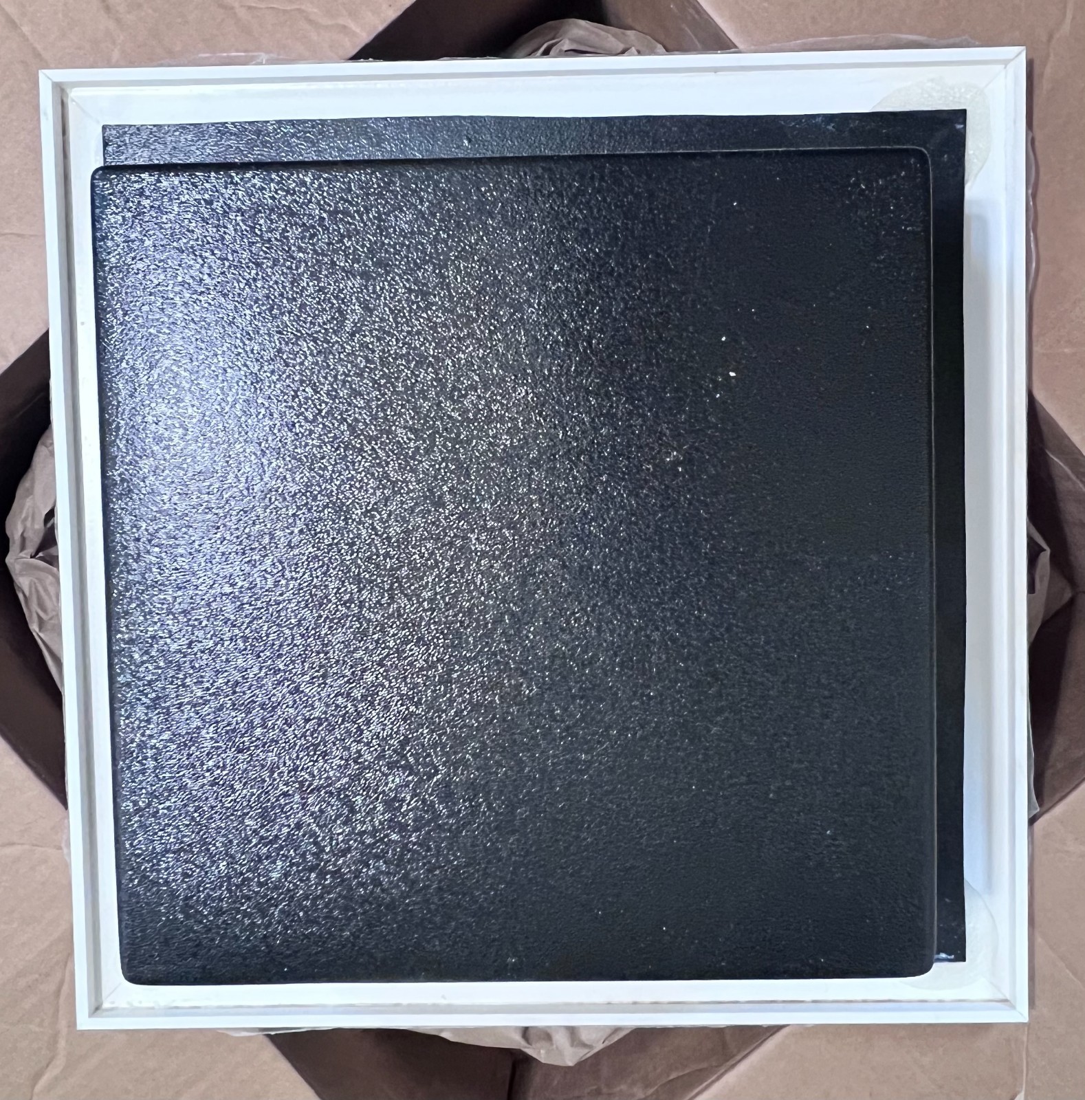 FlexStone 17 in. x 17 in. Square Recessed Shampoo Caddy in Calcutta White