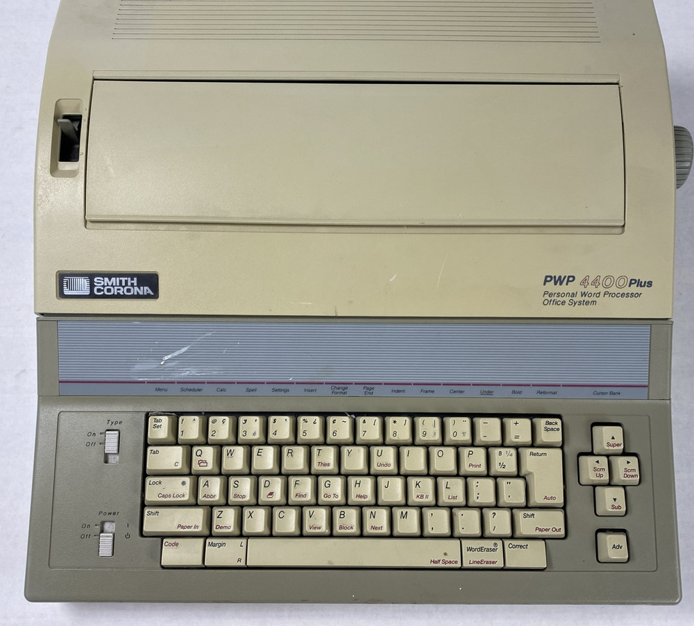 Smith Corona PWP 4400 Plus Personal Word Processor Tested